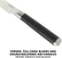 Babish High-Carbon 1.4116 German Steel 5 Inch Full Tang Utility Kitchen Knife