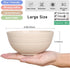 K Y KANGYUN Unbreakable Cereal Bowls Set for 4 - 24 oz Reusable Wheat Straw, Dishwasher & Microwave Safe, BPA Free