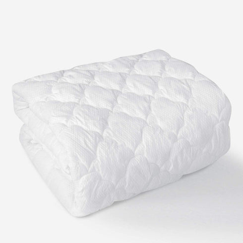 16 Inch Full Size Air Mattress Pad Cover, Quilted Mattress Protector, Super Soft Breathable and Noiseless Down