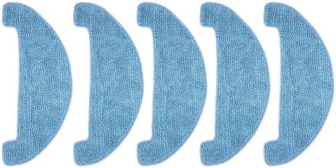 5 pcs Microfiber Mop Cloth Replacement Parts for ILIFE V8s Robotic Mop Vacuum Cleaner