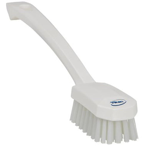 Vikan 30885 Utility Brush - Medium, 10.2", PP/PBT, White