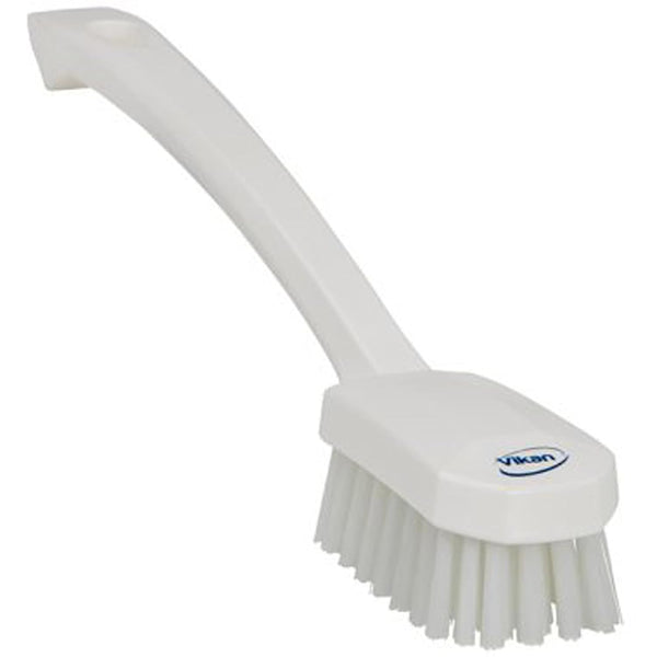Vikan 30885 Utility Brush - Medium, 10.2", PP/PBT, White