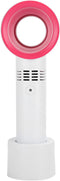 Portable Mini USB Rechargeable Bladeless Fan, 360° Air Suction, Three Adjustment Speeds, Handy Cooler for Home Outdoor