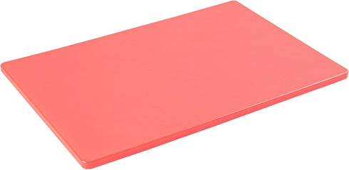 Restaurantware - RW Base 18 x 12 Inch Cutting Board, 1 Color Coded Chopping Board - No Scratch, Dishwashable, Red Plastic Cutting Board Mat, No Slip, Reversible, For Raw Meat