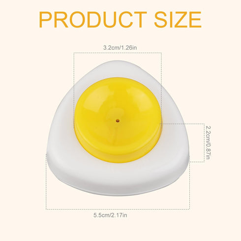 PEUTIER 2pcs Egg Piercer for Hard Boiled Eggs, Magnetic Egg Hole Puncher with Stainless Steel Punch Needle Egg Poker
