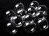 Plastic Ball Ornament, Clear, 70mm, Pack of 12
