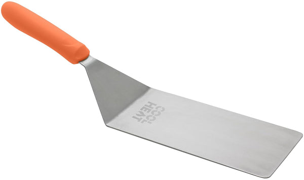 Winco 5" x 3" Cool Touch Handle Griddle Turner/Spatula for Burgers and Steaks