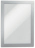 Durable Duraframe Self Adhesive Magnetic Sign Holder, Half Letter-Size 5.5" x 8.5" - Silver Frame - Pack of 2