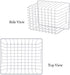 SANNO Wire Baskets Storage for Refrigerator Freezer, Metal Organizing Bins with Handles for Kitchen
