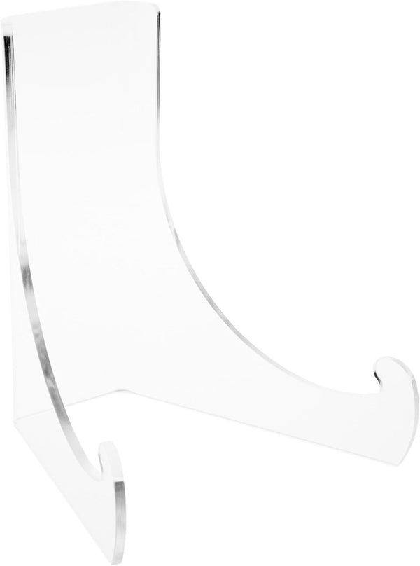 Plymor Clear Acrylic Flat Back Easel, 7.5" H x 6.375" W x 6.25" D
