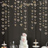 52 Ft Champagne Gold Heart Garland for Valentines Day Party Decorations, Hanging Paper Diamond Streamer Banner