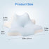 Reading Pillow for Lying, Leaning and Prone, Contour Memory Foam Pillow, Ergonomic Cervical Pillow for Neck