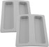 Healeved 2pcs 2 Slice Toaster Cover, Appliance Cover, Machine Washable Toaster and Fingerprint Protection