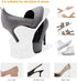 Soerreo (20 Set,White) Shoe Slot Storage Box Adjustable Shoe Rack Save Space Suitable for High Low Heels, Sneakers