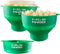 Collapsible Microwave Popcorn Popper - Popcorn Powder's (Green)