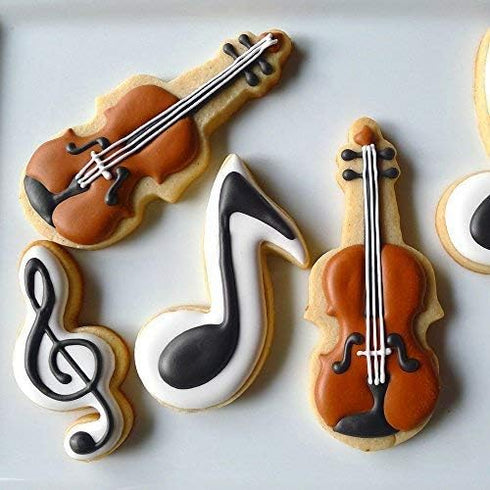 Music Note Cookie Cutter, 5.5", Made in USA by Ann Clark