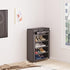 5 Closet Calmootey Tier Shoe Rack Organizer,Portable Shoe Shelf with Nonwoven Fabric Cover