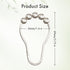 Amazer Set of 12 Rust-Resistant Metal Shower Curtain Rings, Matte Nickel Hooks for Bathroom Shower Rod