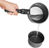 Universal Pot Handle, Anti Scalding Removable Saucepan Handle, 19x4cm (Black)
