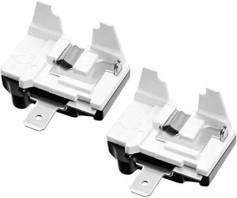 uxcell 2 Pcs Refrigerator Overload Protector Compressor Replacement Part, 1/4HP (180W)