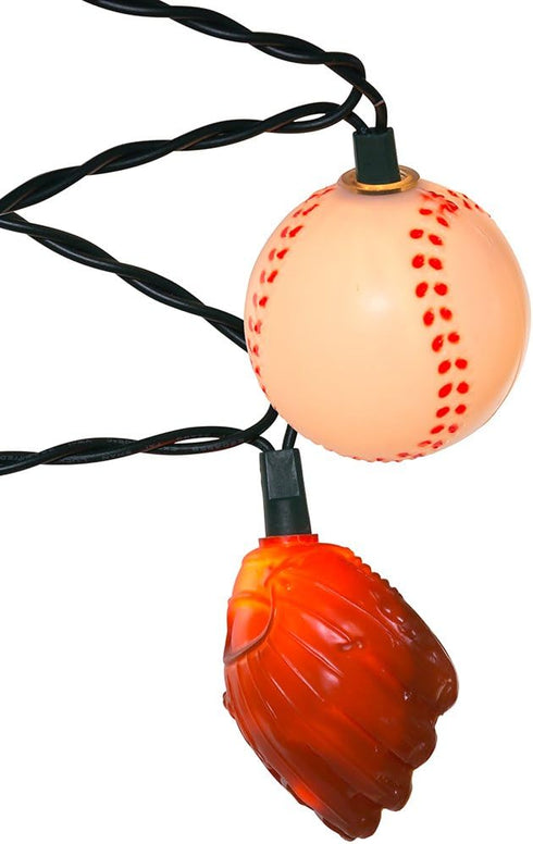 Kurt Adler UL 10-Light Ball and Glove Light Set