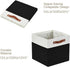 DECOMOMO Cube Storage Bins | 12x12 Collapsible Storage Cube Bins with Dual Handles for Organizing Closet, Shelf,