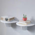 Router Shelf Brackets, Projector Mount, Phone Holder, Security Camera Bracket, Wooden Semicircle Storage Holder