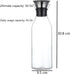 Karafu Glass Carafe with Lid, 50 Ounces Borosilicate Glass Pitcher for Hot/Cold Beverages