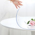 WanDeela 1.5mm 42 Inch Thick Dia Crystal Clear Round Table Top Protector Plastic Cover Circle Tablecloth for Coffee
