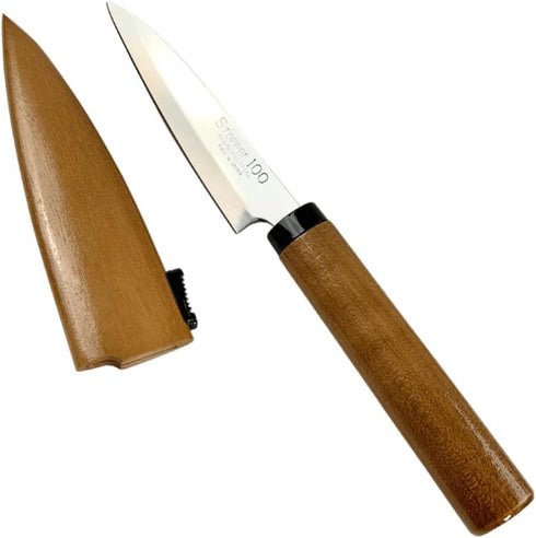 JapanBargain 1563 Japanese High Carbon Stainless Steel Fruit Knife, Paring Knife Made in Japan