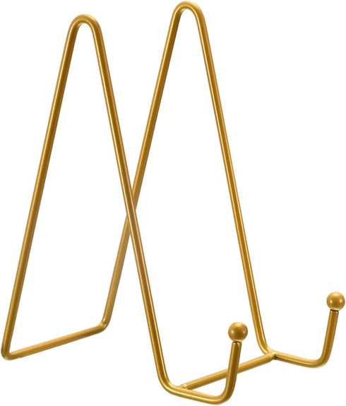 uxcell Plate Stand for Display, 5Pcs 6 Inch Iron Easel Plate Holder, Metal Decorative Plates for Picture Photo Book