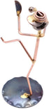Handmade Metal Art Figurine Baseball Pitcher Collectible, Desk Accessories, Trophy, Office Decor, Boss Gift, Sports.