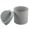 2 Liter Mini Desktop Trash Can with Swing Lid, Tiny Garbage Can Trash Bin (Grey)