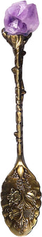 ideayard 1 Pcs Retro Witchcraft Spoon with Crystal for Gift
