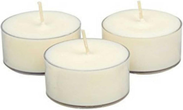Soyworx 50 Soy Tealights by Unscented All Natural Color White Tea Light