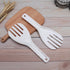 White Jumbo Large Plastic Rice Paddle Spatula, 10.63" Long, Serving Spoon for Rice and Potato