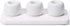 Dersyer 3 Pack Mini Ceramic Toothbrush Holder Stand with 1 Pack Water Absorbing