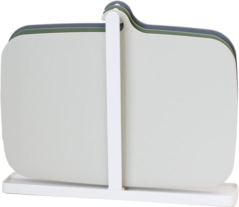 Color-Coded Cutting Board Set, 3 Cutting Boards with Stand Hanger, Dishwasher-Washable