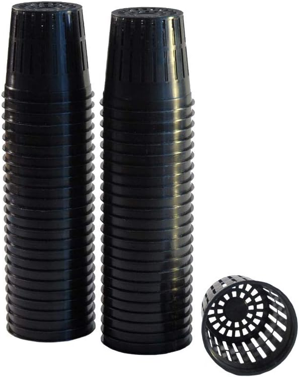 xGarden - Lightweight Economy Net Pots - Thin Lip & Slotted Sides for Hydroponics & Aquaponics - UV Resistant & BPA