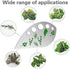 Herb Stripper, Jiaedge Green 9 holes Stainless Steel Kitchen Herbs Leaf Stripping Tool for Kale, Collard Greens, Thyme,