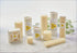 Hand-Rolled Beeswax Votive Candles 4pk by Little Bee of Connecticut