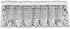 Heritage Lace Victorian Rose Valance, 60-Inch Wide by 16-Inch Drop, White