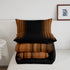 Set Set 2Pcs Feelyou Abstract Ombre Comforter Kids Teens Brown and Black Bedding Room Decor Twin Size,Reversible Black