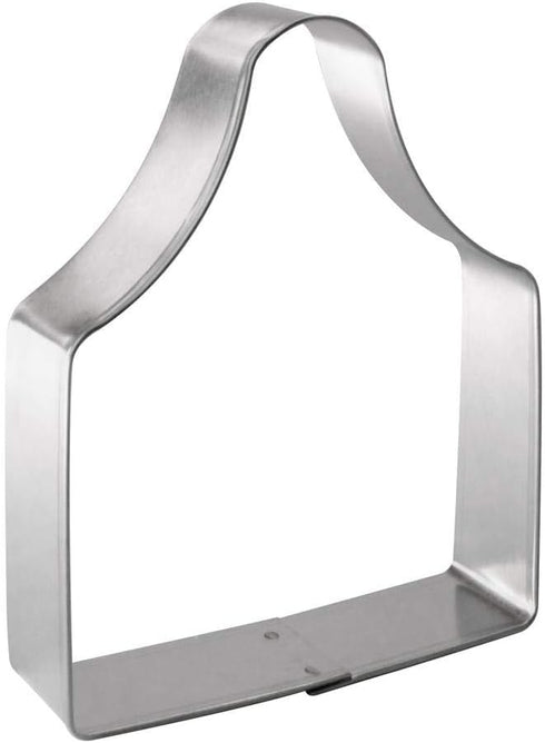 Cow Ear Tag/Animal Ear Tag 4 Inch Cutting Board Cookie Cutter, Tin Plated Steel, Made in the USA