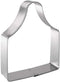 Cow Ear Tag/Animal Ear Tag 4 Inch Cutting Board Cookie Cutter, Tin Plated Steel, Made in the USA