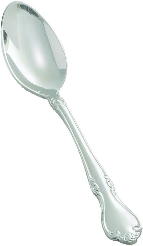 Winco Chantelle Extra Heavyweight Stainless-Steel Small Spoon, 4.5" (12 Pack)
