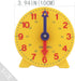 Student Learning Clock - Time Teacher Gear Clock 4 Inch 12/24 Hour
