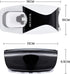 WAYCOM Dust-Proof Toothpaste Dispenser Kit (Black) with Toothpaste Squeezer
