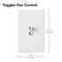 Lutron Toggler 3 Speed Fan Control, White, 1.5-A Single Pole/3-Way TGFSQ-FH-WH
