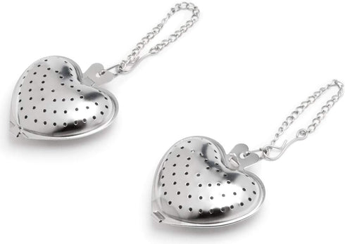 Fox Run Heart Tea Infuser, 0.25 x 1.75 x 6.25 inches, Metallic